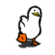 Walking duck loading animation